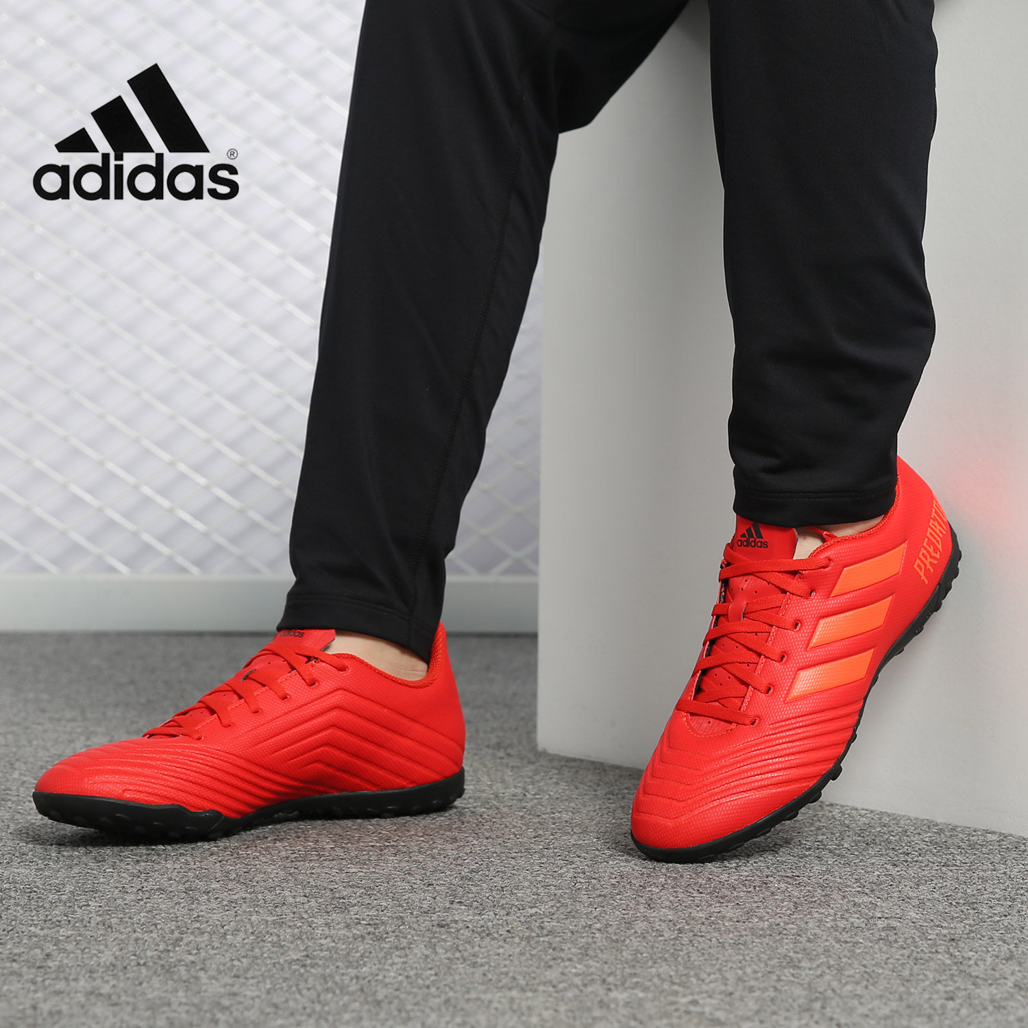 Adidas/阿迪达斯正品PREDATOR 19.4猎鹰男26夏运动足球鞋 D97973