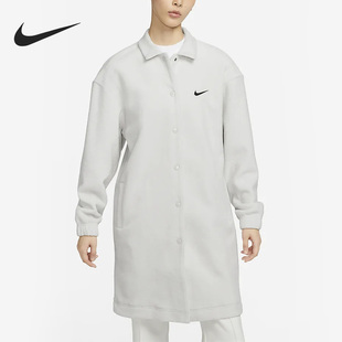 夹克外套DV7817 26夏女子运动休闲长款 072 耐克正品 Nike