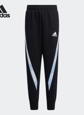 Adidas阿迪达斯正品春季新款大童训练运动休闲舒适长裤HL8558