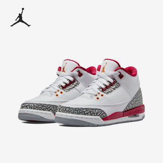 Nike/耐克正品AIR JORDAN 3 AJ3女子GS大童耐磨篮球鞋398614-126