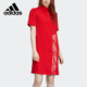 T恤缎面休闲连衣裙FN2783 26夏三叶草女子短袖 Adidas 阿迪达斯正品
