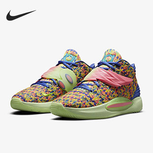 Nike/耐克正品新款KD 14扎染 实战男子中帮运动篮球鞋 DO6903-400
