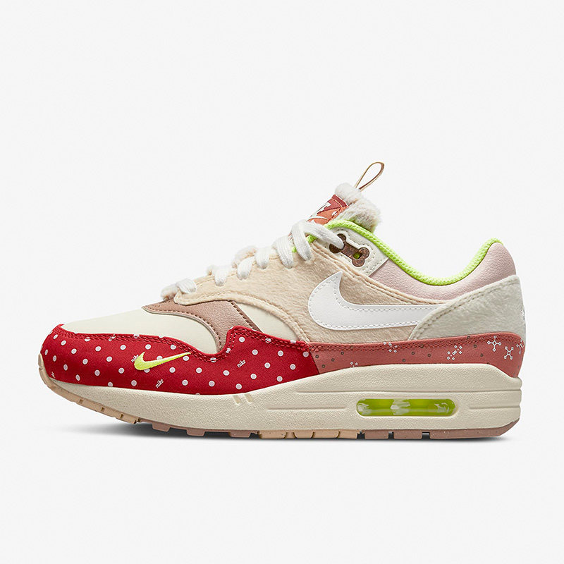 Nike/耐克正品Air Max 1 PRM 女子舒适复古气垫跑步鞋 DR2553-111