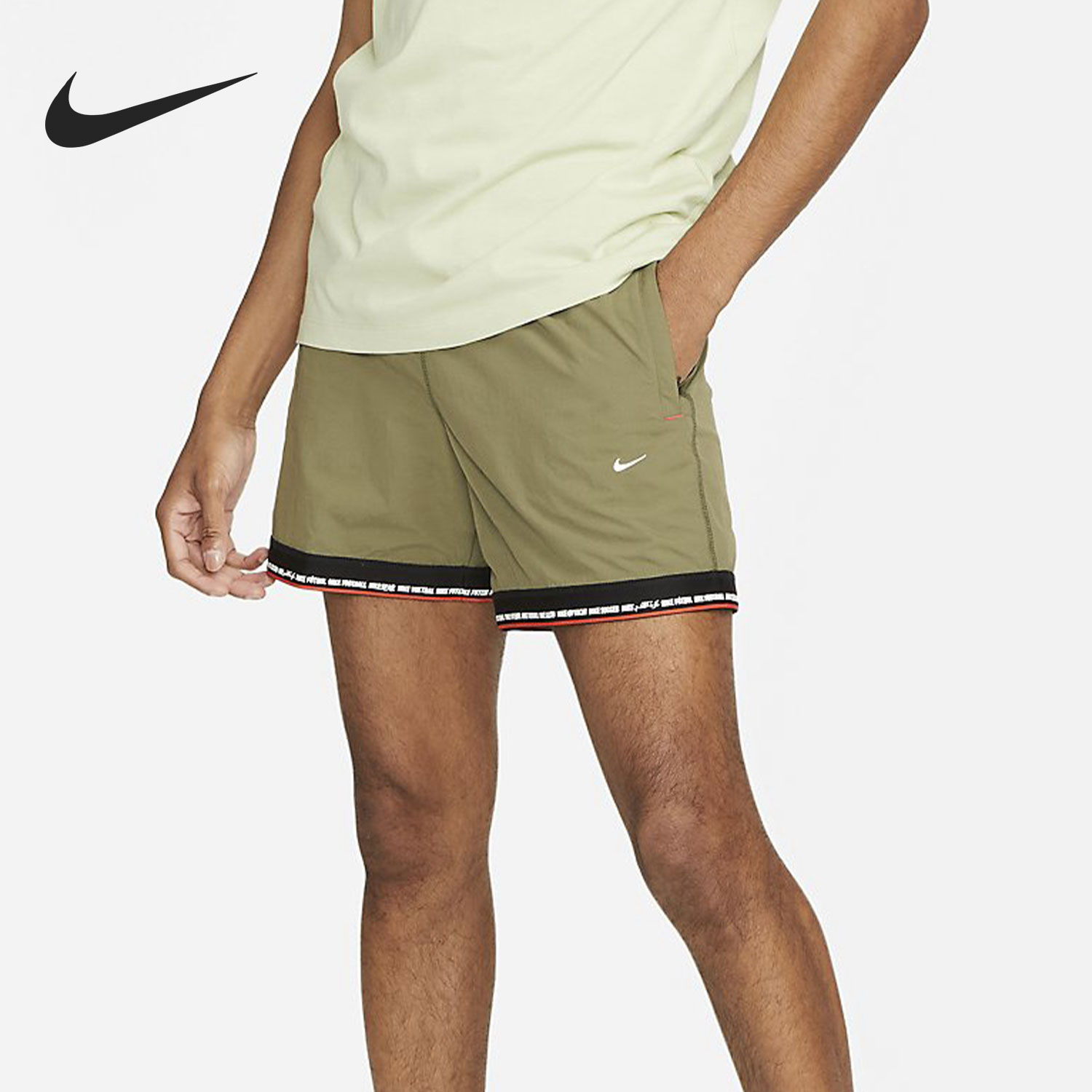 Nike/耐克正品夏季F.C.足球休闲男子系带运动短裤 DH9679-222