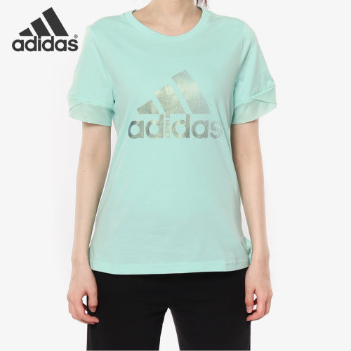 Adidas/阿迪达斯正品GFX T FEM 1 女子休闲运动透气短袖T恤DY8613