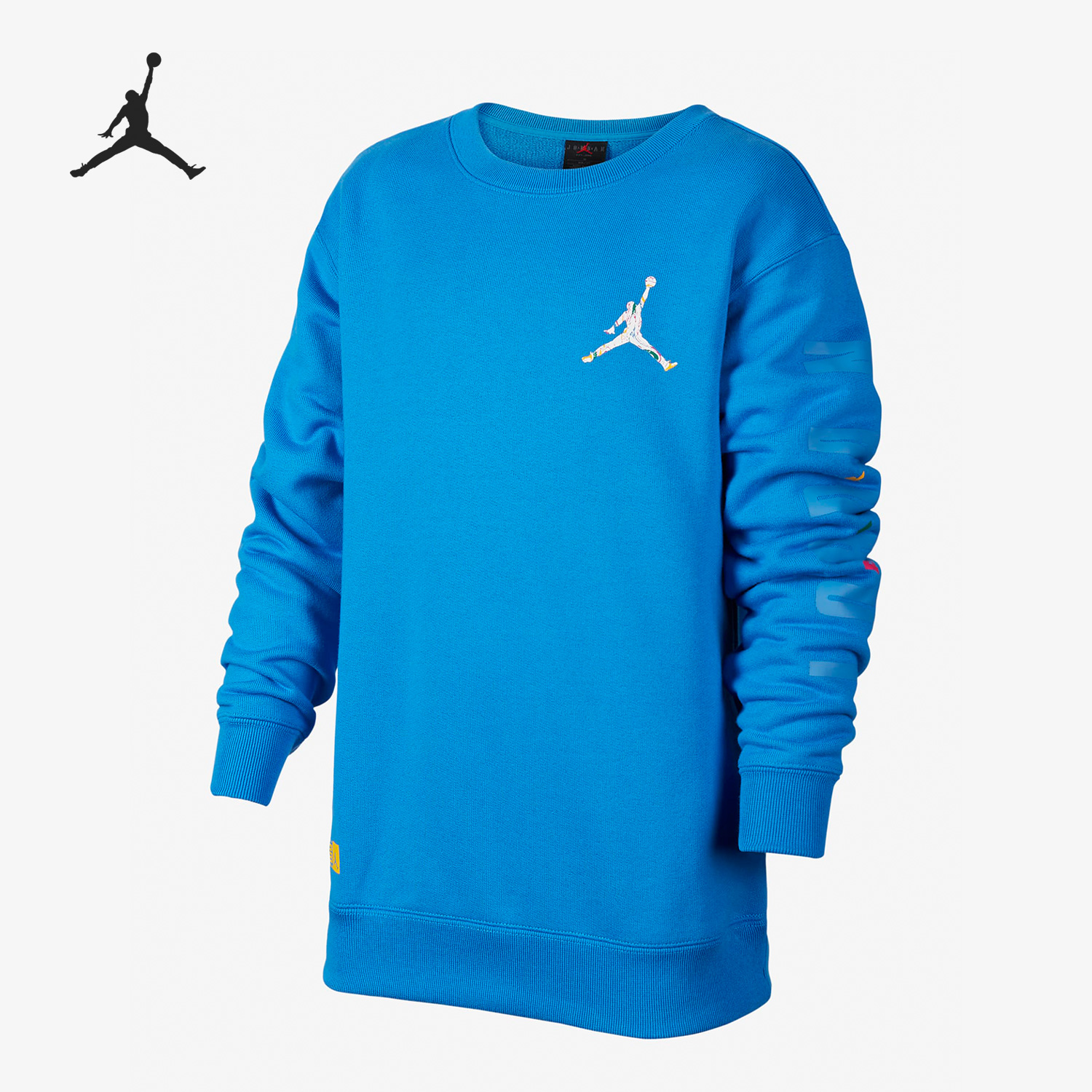 Nike/耐克正品Air Jordan大童运动宽松圆领卫衣FD9364-435