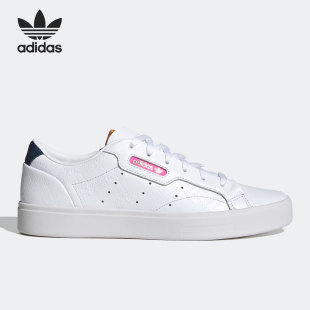 运动板鞋 Adidas W女子26夏经典 三叶草SLEEK FY6669 阿迪达斯正品