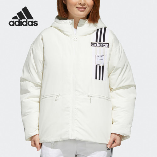 阿迪达斯三叶草女子运动羽绒服