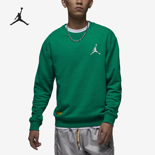 Nike/耐克正品新款Air Jordan男子法式毛圈圆领卫衣FB7658-365