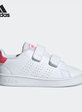 Adidas/阿迪达斯正品ADVANTAGE I婴童运动魔术贴低帮休闲鞋EF0300