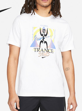 Nike/耐克正品26夏季休闲印花透气男子运动短袖T恤 DQ1064-100