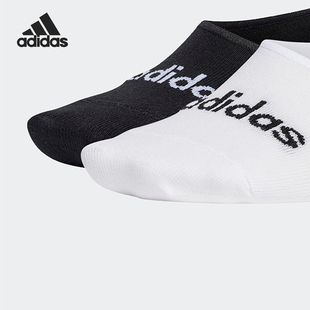 LIN 阿迪达斯正品 HT3448 运动船袜两双装 BALLER Adidas
