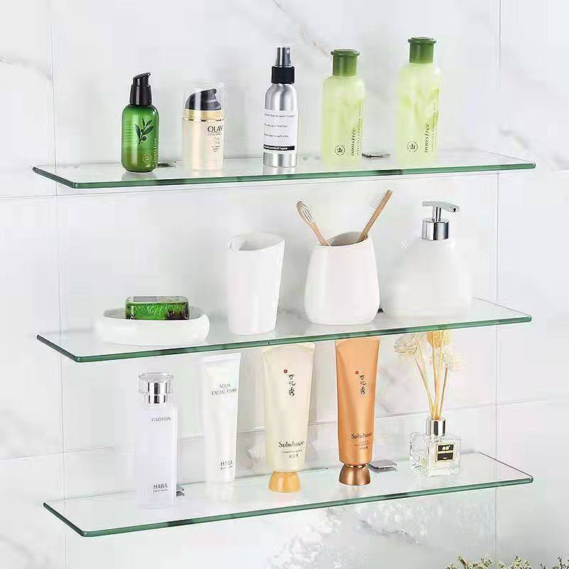 定制钢化玻璃隔板壁龛隔板免打孔钢化玻璃置物架酒柜卫生间浴室,基础建材,钢化玻璃,淘宝优惠券,粉丝福利购,淘宝优惠卷