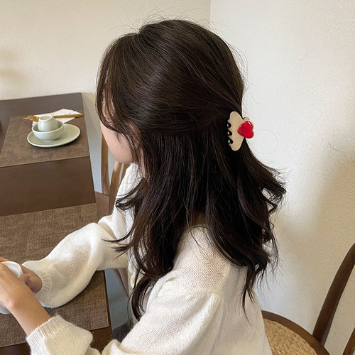 醋酸小号可爱发夹马尾鲨鱼少女