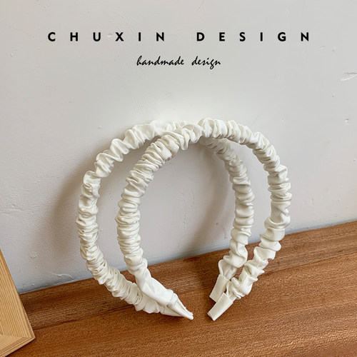 超仙发箍布艺褶皱防滑洗脸头饰