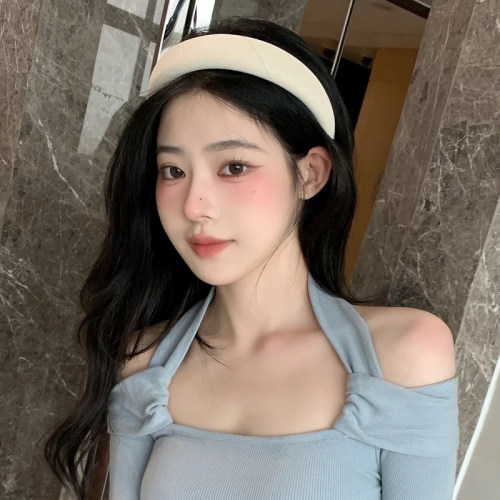 网红高颅海绵显脸小宽边头饰发箍