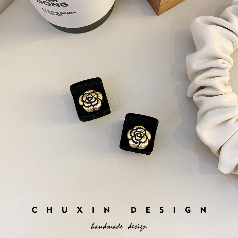 初心cx抓夹山茶花鲨鱼夹发夹