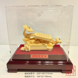 绒沙金黄金摆件如意算盘精打细算金算盘金银工艺品饰品摆店铺送礼
