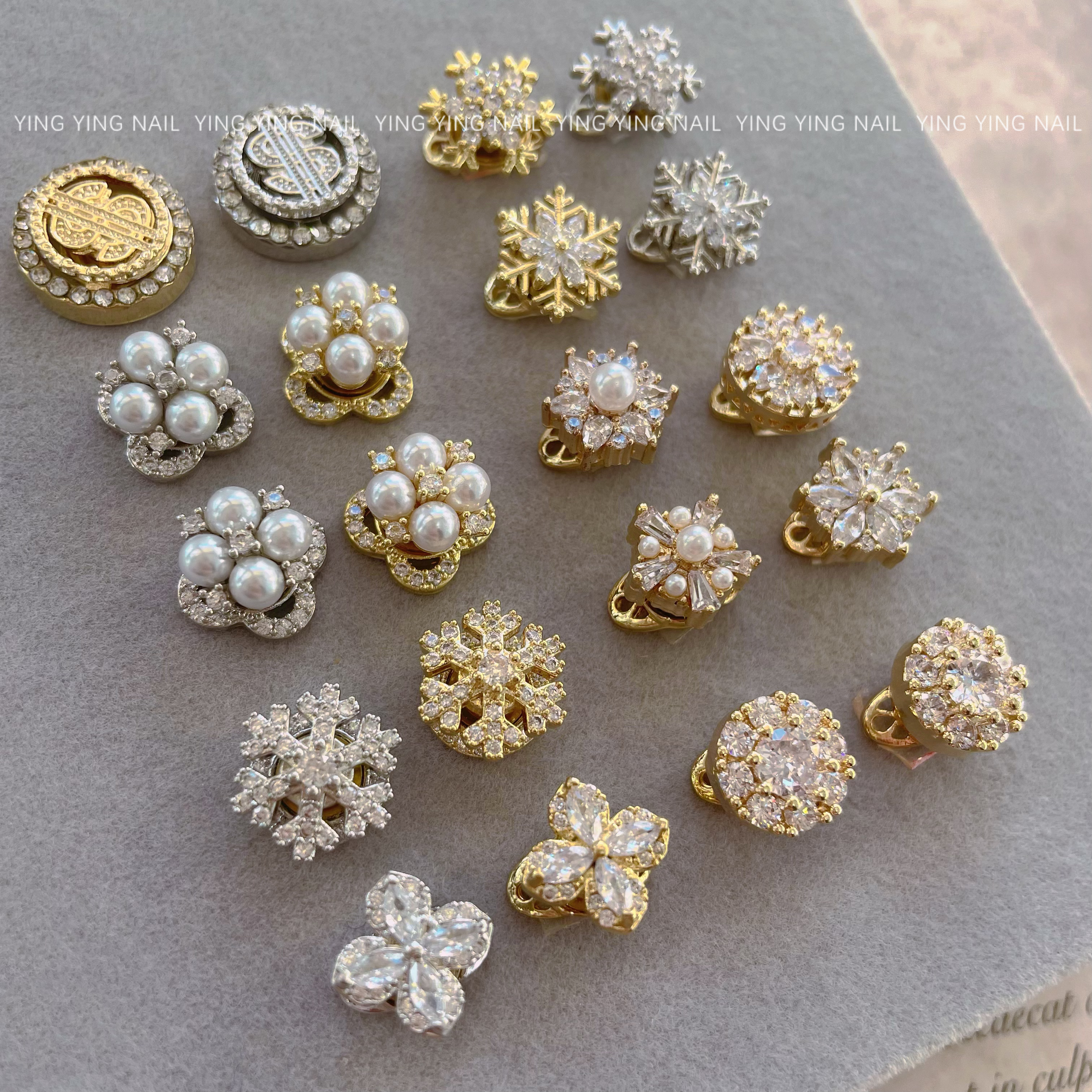 微镶锆石雪花高速旋转新年转运珠