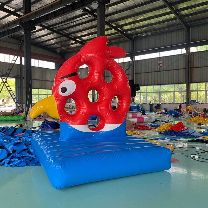 新趣味运动团建道具加厚充气真人版愤怒的小鸟弹射大弹弓百分百中