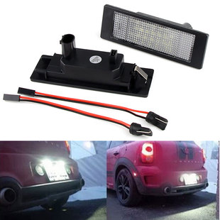 适用宝马迷你MINI cooper R55 Countryman R60R61 LED后车牌照灯