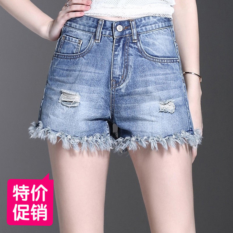 夏季棉牛仔热裤牛仔短裤