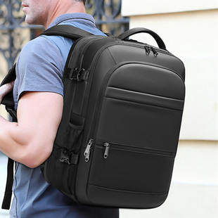 男士双肩背包高级感2026新款包包时尚潮流商务大容量笔记本电脑包
