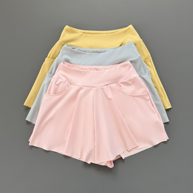 带口袋宽松瑜伽裤女跑步防走光锻炼舒适速干健身裤短裤高腰显瘦夏,运动服/休闲服装,运动中长裤／短裤,淘宝优惠券,粉丝福利购,淘宝优惠卷