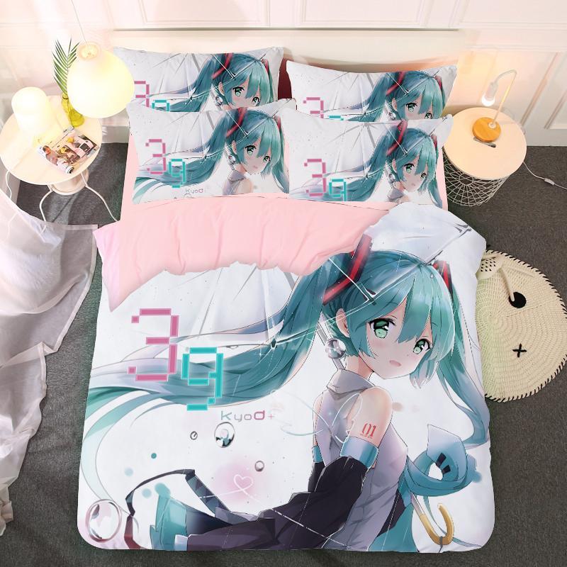 二次元动漫初音未来四件
