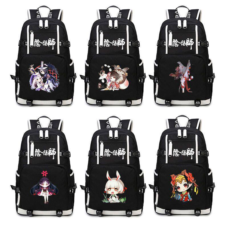 2024阴阳师书包手游神乐茨木大天狗妖狐动漫游戏周边背包学生小初
