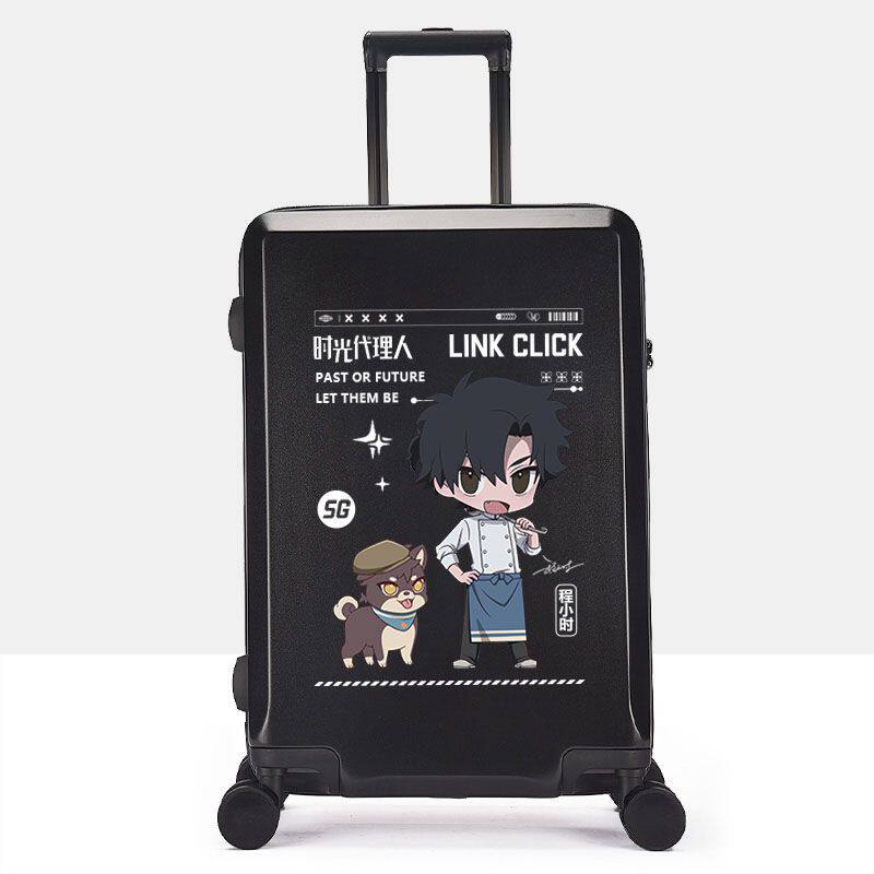 新品时光人联名行李箱万向轮可登机20寸儿童密码箱拉杆旅行箱