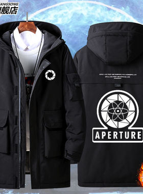 Aperture实验室传送门2光圈科技valve摄影羽绒服休闲棉衣男女外套
