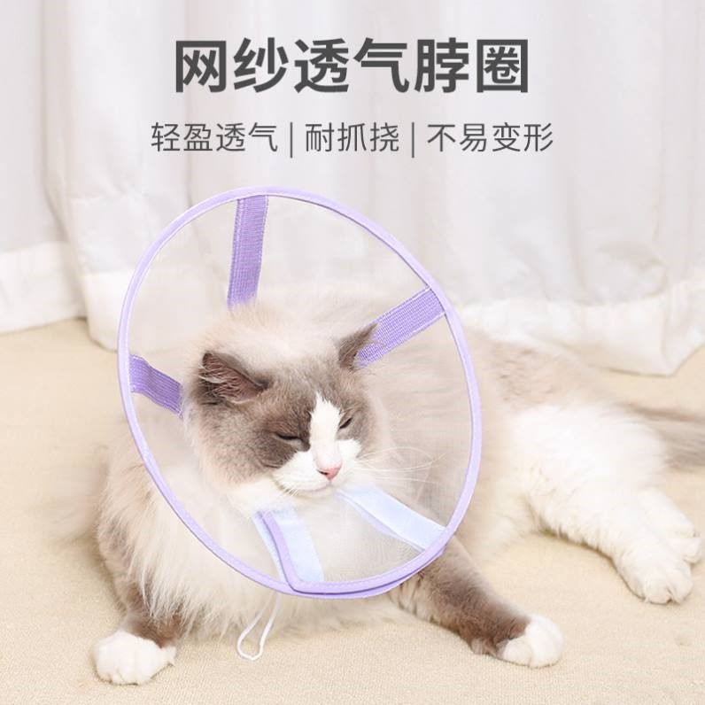 宠物伊丽莎白圈猫狗头套术后软边防舔防咬圈宠物项圈