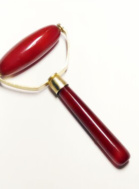 2026精美珠宝穴位按摩器多用途辅助用品红玛瑙按摩滚轮厂家