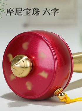 2026藏式随身手持转金轮小手摇转金筒文殊绿度母微缩胶卷便携藏族