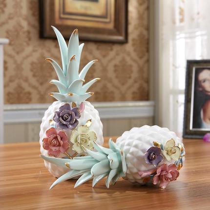 创意菠萝家居客厅酒柜装饰品家庭室内房间卧室摆设个性小工艺摆件
