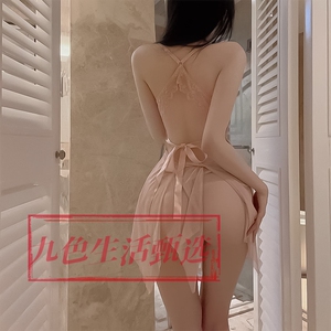 禁欲系女装性感荡领挂脖露背风情万种的裙子收腰显瘦大码连衣裙