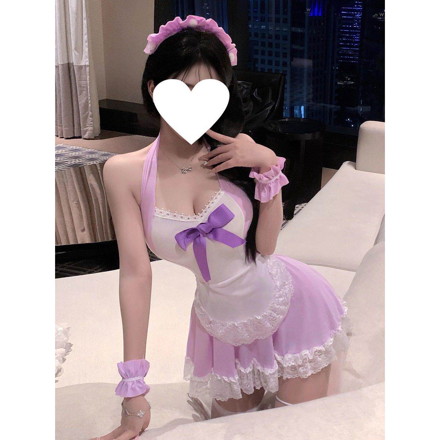 女士cosplay睡衣性感蕾丝女仆公主裙情调禁欲系纯欲情侣趣味内衣