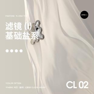 料想织物所白色窗帘纱帘卧室飘窗百叶纱透光不透人ins阳台幻影纱