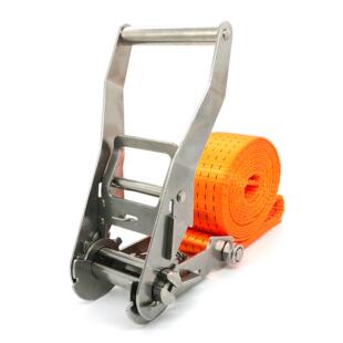 甬宁大型304316不锈钢捆绑带拉紧器新型货车紧绳器步步紧直销包邮