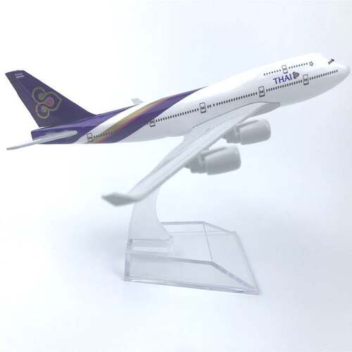 合金飞机模型 泰国747 波音 摆件 汽车装饰品 可代发 静态模型