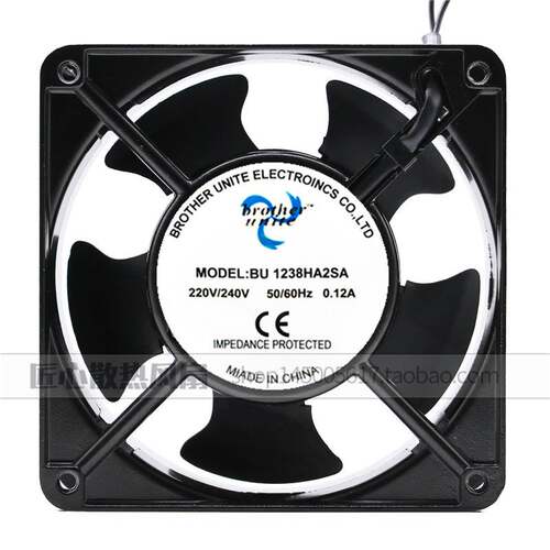 Brother unite BU1238HA2SA 220V 0.12A 12cm 12038 轴流风机