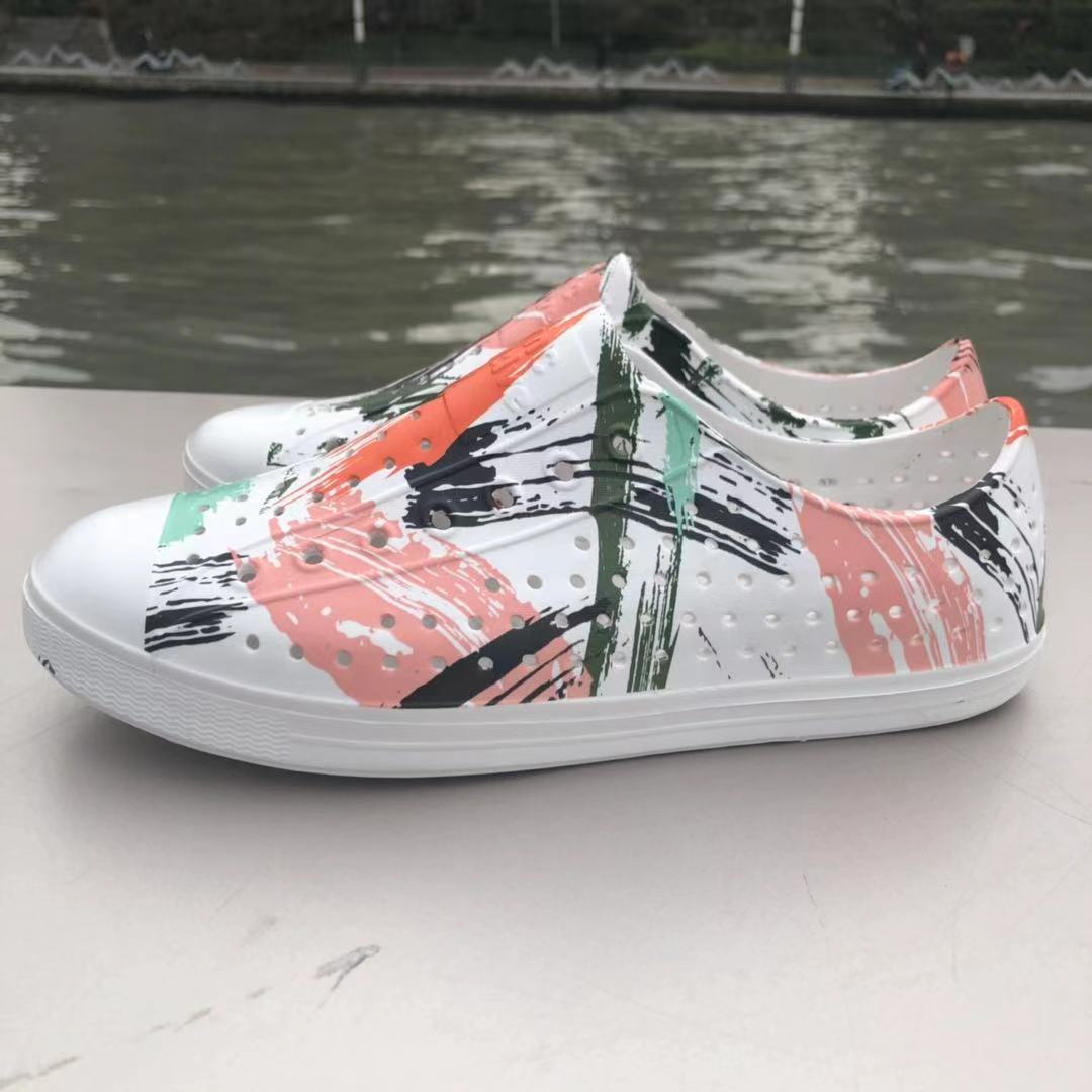 native夏季情侣包头透气洞洞鞋