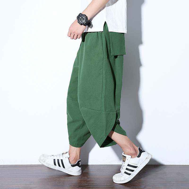 现货风夏季新款七分裤男短裤萝卜裤XZ221-6-6029-P25图片