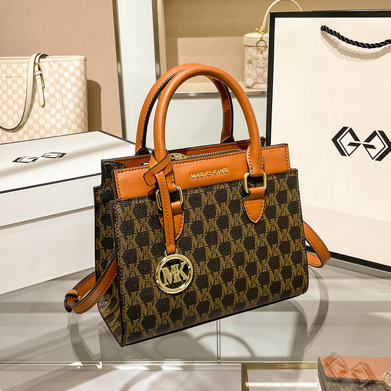 MK托特包女包小众设计2022新款潮时尚单肩斜挎秋冬质感百搭手提包