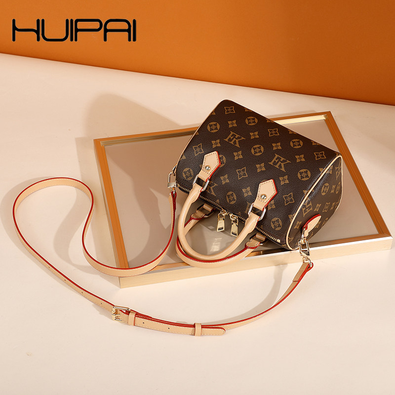 斜挎包包2021新款潮夏季时尚百搭印花单肩手提包波士顿枕头包女小