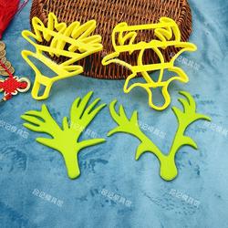 DIY模具鹿角树枝装饰花馍模具中式蛋糕花饽饽树枝造型面点模具