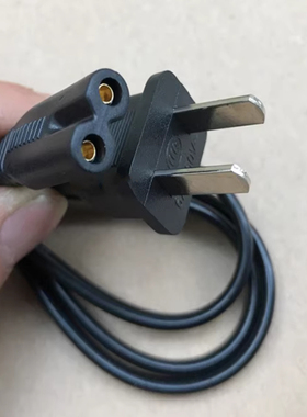 适配双8字口两圆孔适用LM-IV型国富原龙马辐射疗仪器插头5000特谱治疗仪充电线热灸仪慰灸机电源线充电器老款