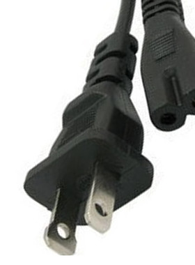 适用先科汽车应急启动电源充电器线强启12v24v配件电源充电线220V口插线祺赢充电风扇两孔双统充电线QY8310字