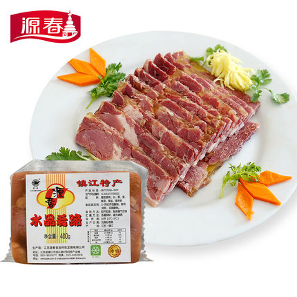 镇江特产源春水晶肴肉肴蹄400克*2件凉菜卤味真空赠香醋